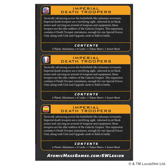 Star Wars: Legion – Imperial Death Troopers