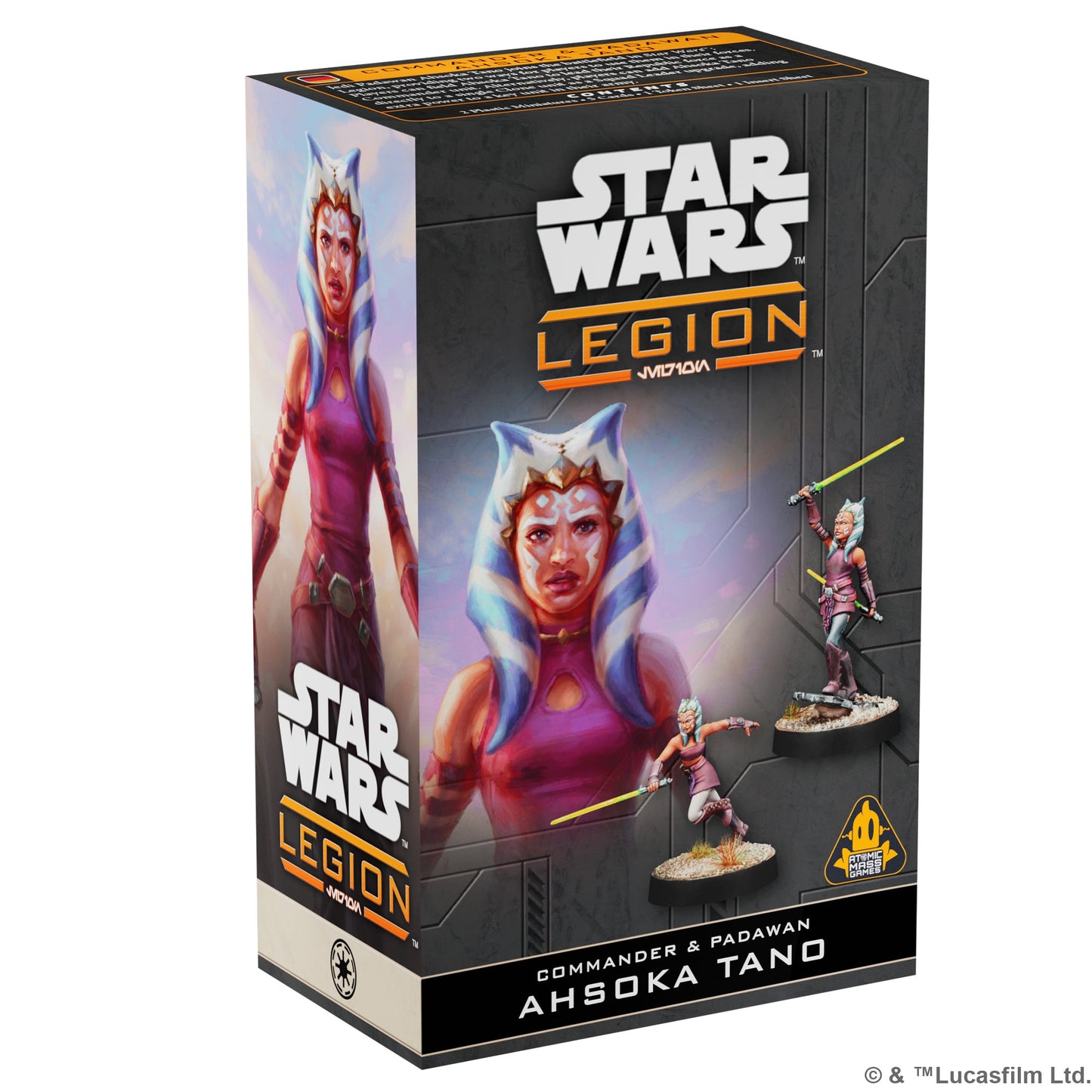 Star Wars: Legion - Commander & Padawan Ahsoka Tano - Bộ Mô Hình Chiến Thuật - Atomic Mass Games