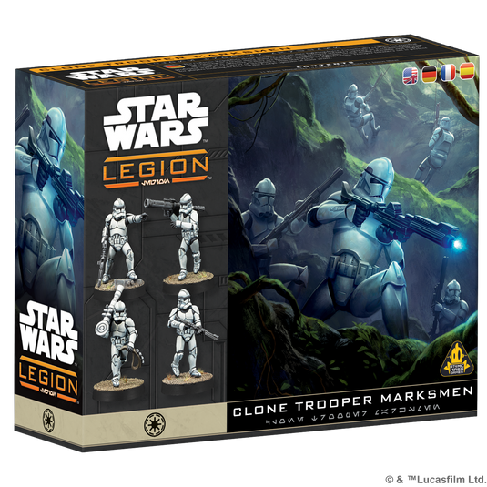Star Wars: Legion – Clone Trooper Marksmen - Bộ Mở Rộng Game Chiến Thuật Sa Bàn - Atomic Mass Games