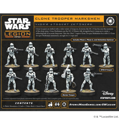 Star Wars: Legion – Clone Trooper Marksmen - Bộ Mở Rộng Game Chiến Thuật Sa Bàn - Atomic Mass Games