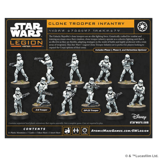 Star Wars: Legion - Clone Troopers Infantry | Board Game Chiến Thuật | Atomic Mass Games