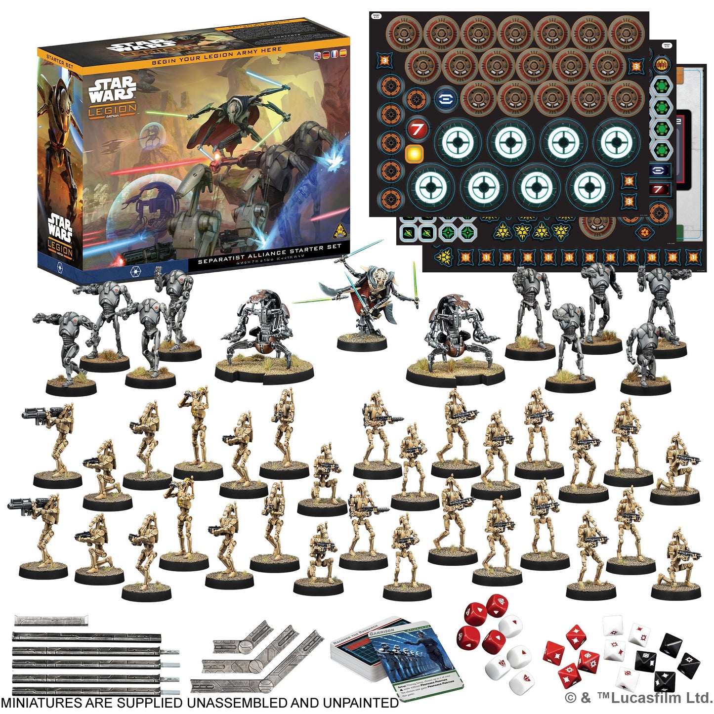 Star Wars: Legion - Separatist Alliance Starter Set - Bộ Khởi Đầu Phe Liên Minh Ly Khai - Atomic Mass Games