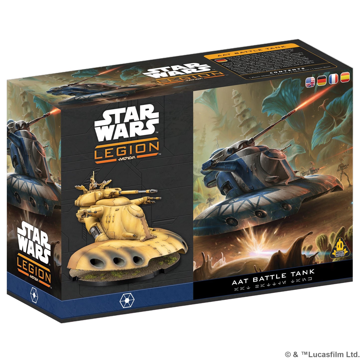 Star Wars: Legion - AAT Battle Tank | Mô Hình Xe Tăng Chiến Thuật | Atomic Mass Games