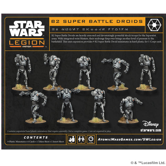 Star Wars: Legion - B2 Super Battle Droids - Board Game Chiến Thuật - Atomic Mass Games