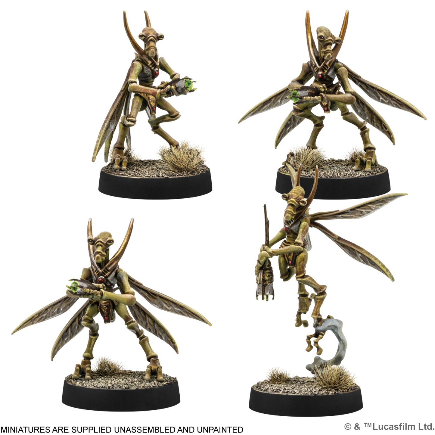 Star Wars: Legion - Geonosian Warriors Unit Expansion | Bộ Mở Rộng Mô Hình Chiến Thuật | Atomic Mass Games