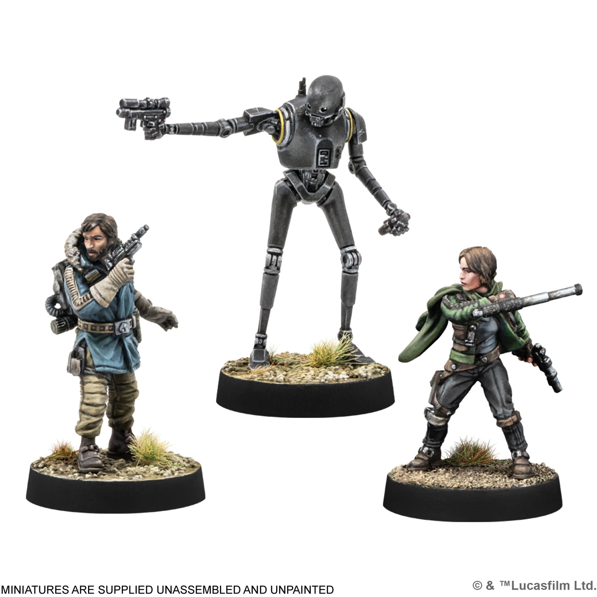 Star Wars: Legion – Cassian Andor, Jyn Erso & K-2SO - Board Game Chiến Thuật - Atomic Mass Games - Góc nhìn khác 3