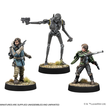 Star Wars: Legion – Cassian Andor, Jyn Erso & K-2SO - Board Game Chiến Thuật - Atomic Mass Games - Góc nhìn khác 3