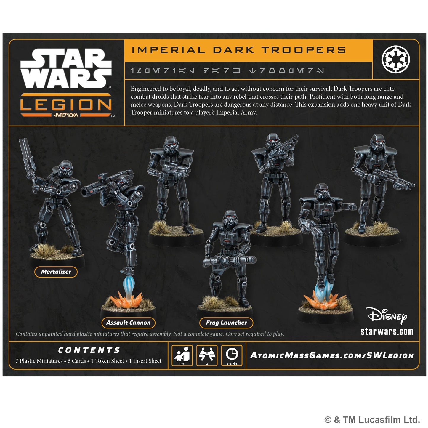 Star Wars: Legion – Dark Troopers - Mô Hình Trò Chơi Chiến Thuật - Atomic Mass Games