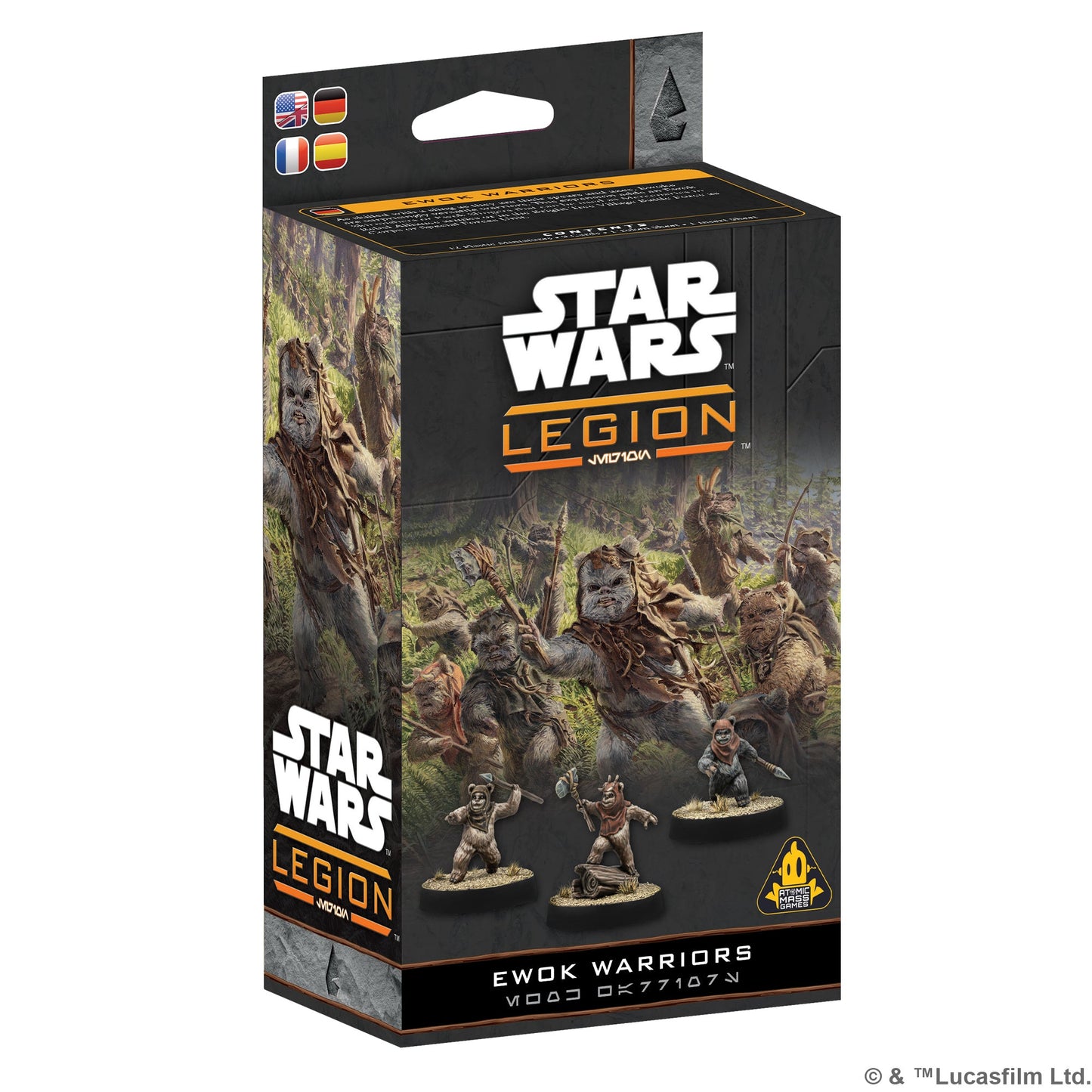 Star Wars: Legion - Ewok Warriors - Mô Hình Chiến Thuật Miniature Game - Atomic Mass Games