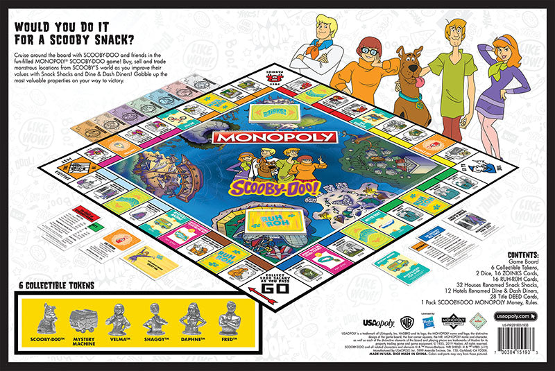 MONOPOLY®: Scooby-Doo - Board Game Cờ Tỷ Phú - The Op Games