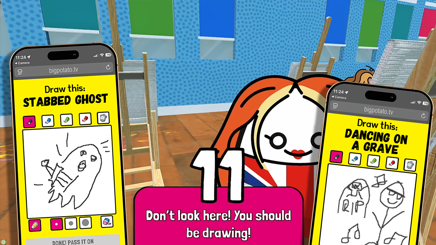 Scrawl - Board Game Vẽ Hình Hài Hước Cho Người Lớn - Big Potato Games