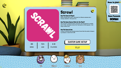 Scrawl - Board Game Vẽ Hình Hài Hước Cho Người Lớn - Big Potato Games