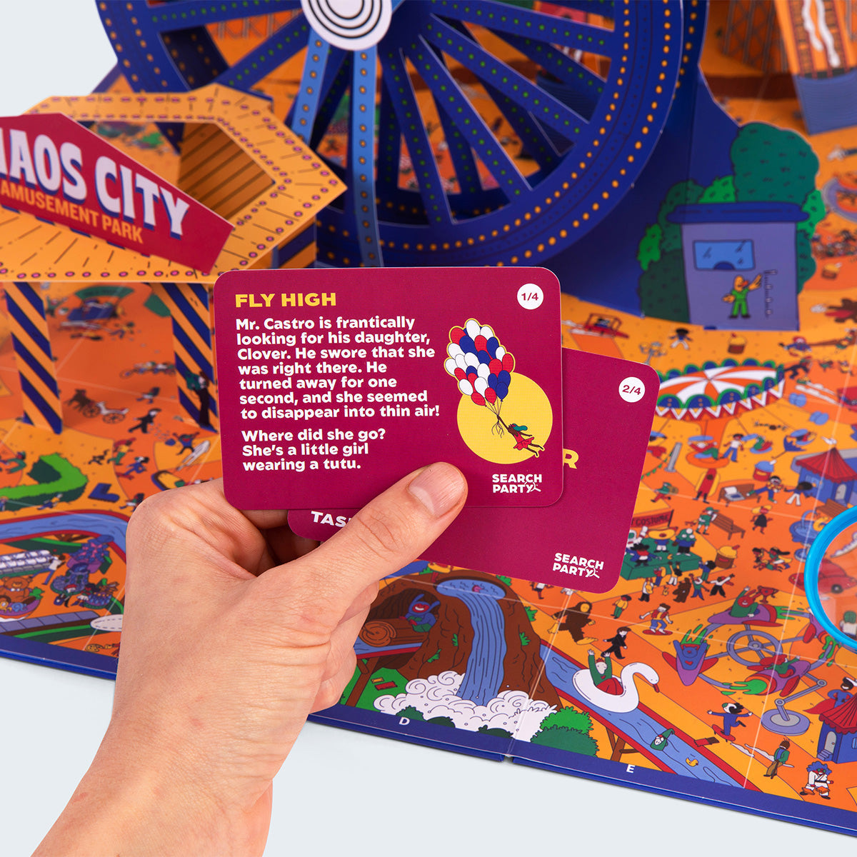 Search Party: Chaos at the Park Family Game - Board Game 3D Tìm Kiếm & Giải Mã Bí Ẩn - Relatable