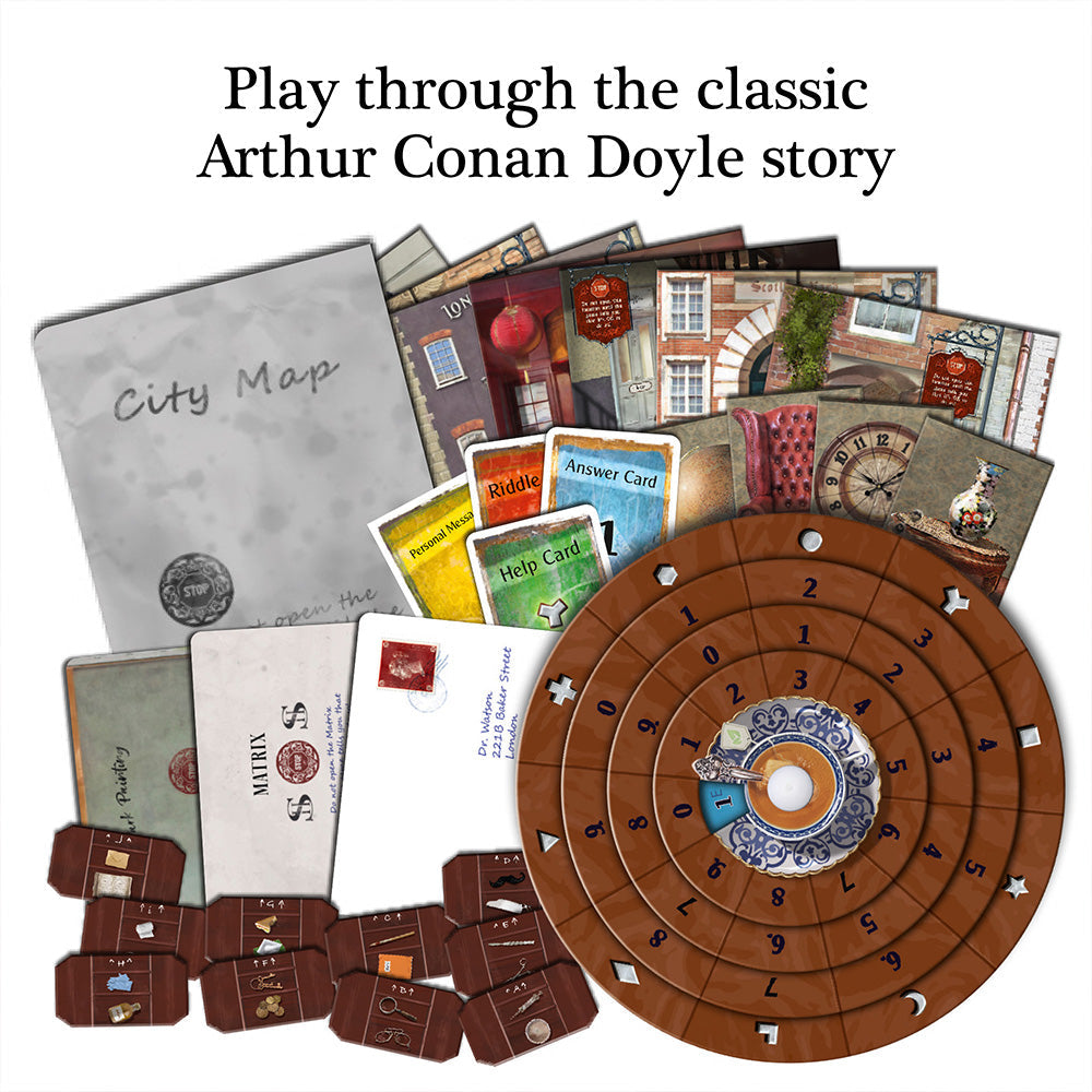 EXIT: The Game - The Disappearance of Sherlock Holmes - Trò Chơi Giải Đố Thoát Hiểm Mystery Game - Thames & Kosmos - Hình ảnh chi tiết 2