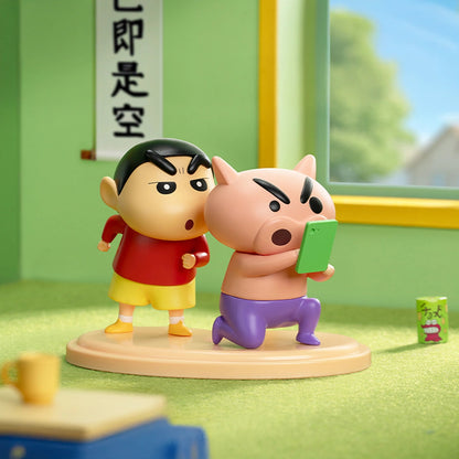 SHINCHAN & BURIBURIZAEMON – KASUKABE’S ULTIMATE DUO - Mô hình Blind Box - 52TOYS