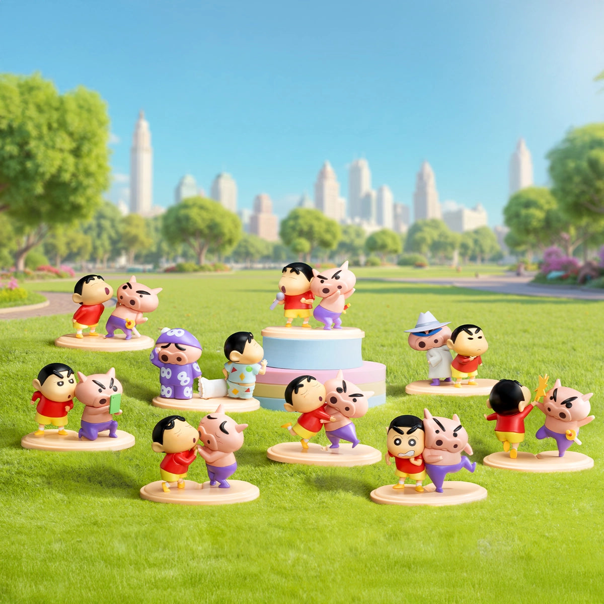 SHINCHAN & BURIBURIZAEMON – KASUKABE’S ULTIMATE DUO - Mô hình Blind Box - 52TOYS