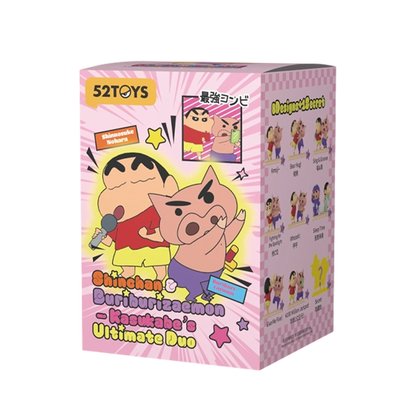 SHINCHAN & BURIBURIZAEMON – KASUKABE’S ULTIMATE DUO - Mô hình Blind Box - 52TOYS