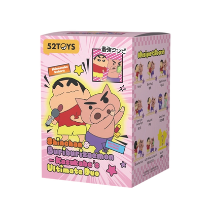 SHINCHAN & BURIBURIZAEMON – KASUKABE’S ULTIMATE DUO - Mô hình Blind Box - 52TOYS