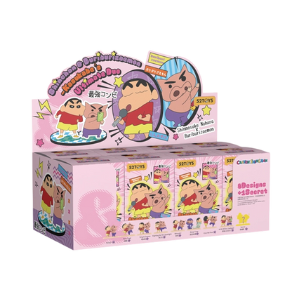 SHINCHAN & BURIBURIZAEMON – KASUKABE’S ULTIMATE DUO - Mô hình Blind Box - 52TOYS