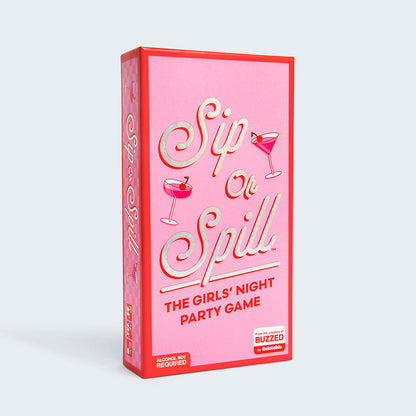 Sip or Spill: The Ultimate Girls' Night Game - Board Game Thẻ Bài Drinking Game Cho Nữ - Relatable - Hình ảnh sản phẩm