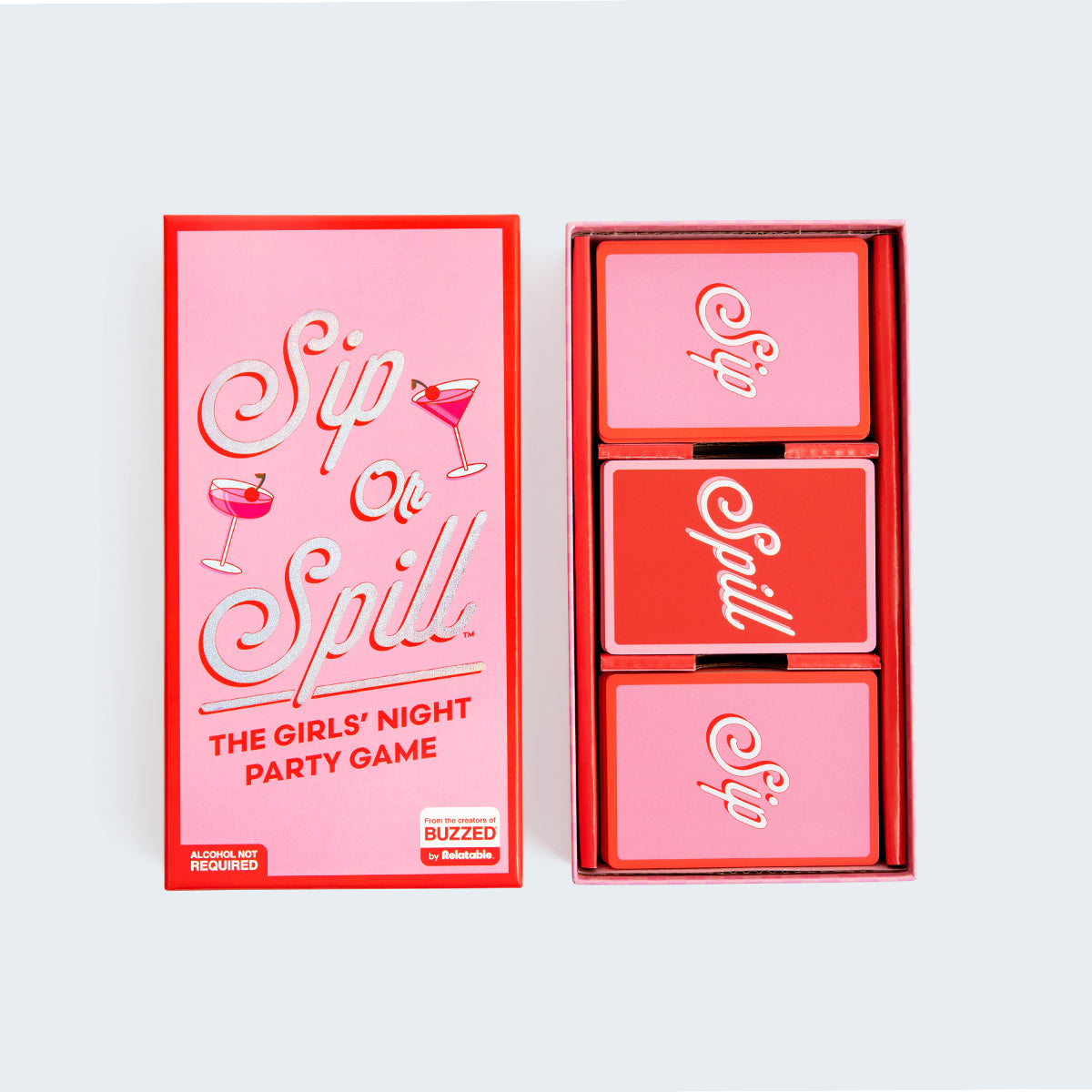 Sip or Spill: The Ultimate Girls' Night Game - Board Game Thẻ Bài Drinking Game Cho Nữ - Relatable - Hình ảnh chi tiết 2
