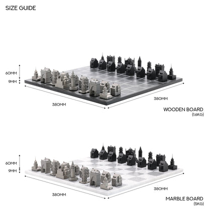 Stainless Steel Istanbul Edition | Bộ Cờ Vua Kiến Trúc Thép Không Gỉ | Skyline Chess Skyline Chess - ảnh 2 - Board games kinh