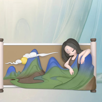 SLEEP CHINESE SCROLLS - Mô hình Blind Box (Art Toy) - 52TOYS