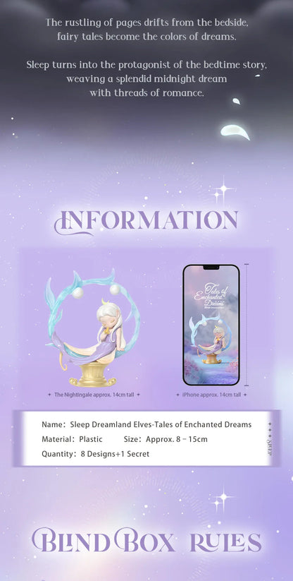 SLEEP DREAMLAND ELVES-TALES OF ENCHANTED DREAMS - Mô hình Blind Box - 52TOYS