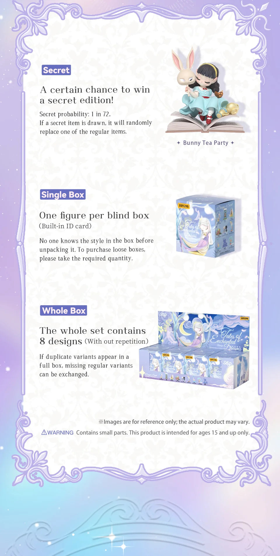 SLEEP DREAMLAND ELVES-TALES OF ENCHANTED DREAMS - Mô hình Blind Box - 52TOYS