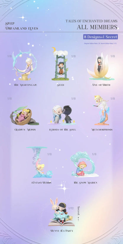 SLEEP DREAMLAND ELVES-TALES OF ENCHANTED DREAMS - Mô hình Blind Box - 52TOYS