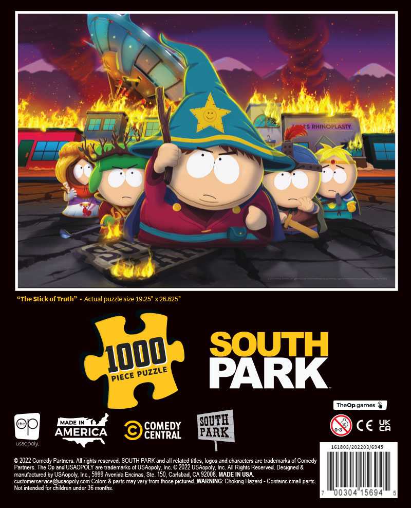South Park "The Stick of Truth" 1,000 Piece Puzzle - Bộ đồ chơi ghép hình 1000 mảnh - The Op Games