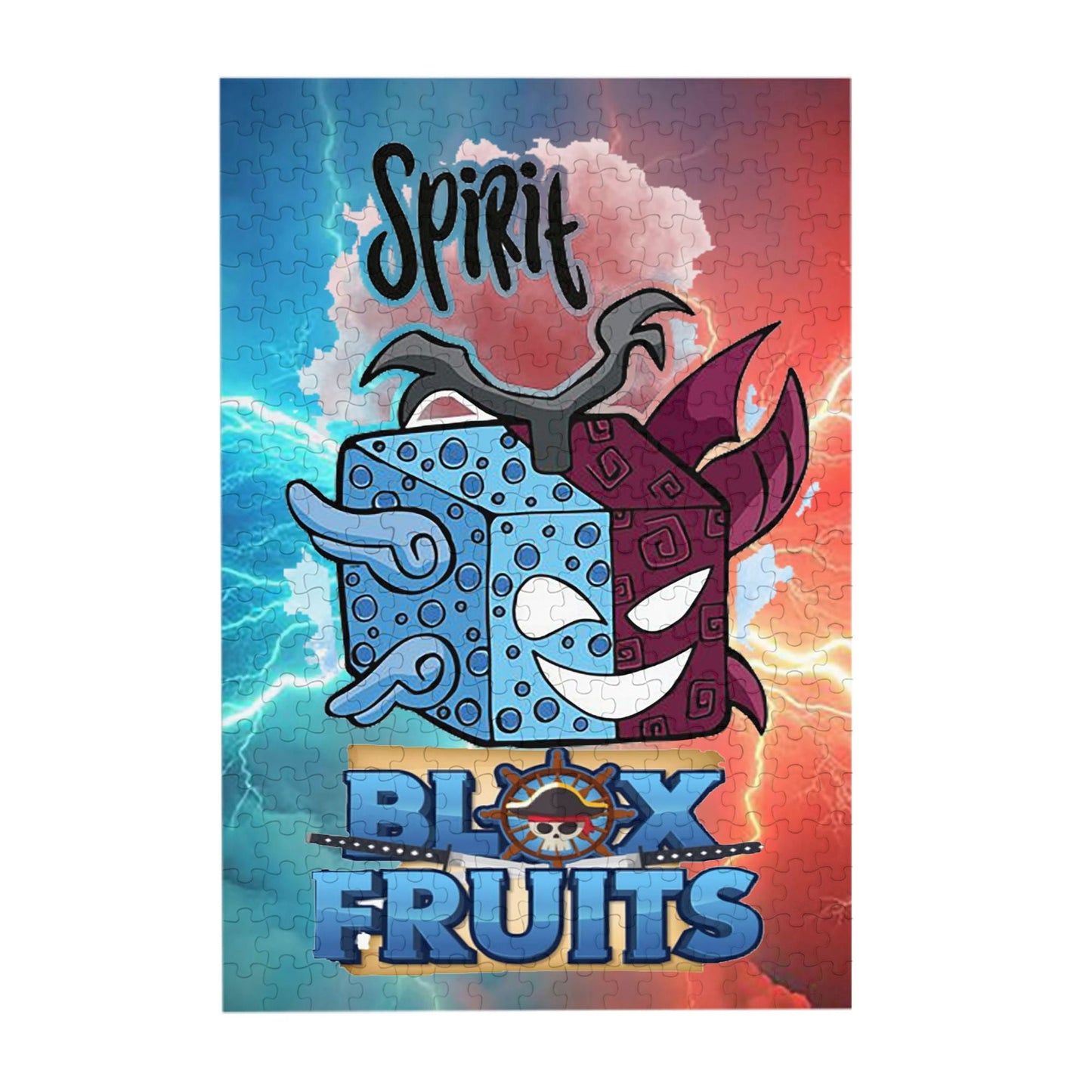 Spirit Blox Fruits 300 Piece Jigsaw Puzzle - Tranh Ghép Hình 300 Mảnh Cao Cấp - GHJOWpill - Hình ảnh sản phẩm