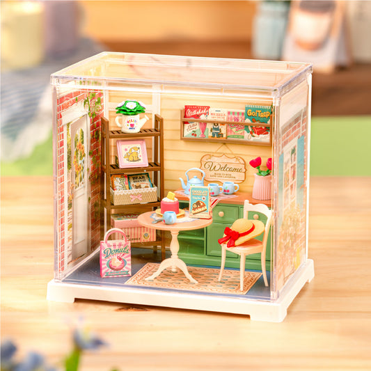 Rolife Sunshine Sip Porch Mini Super Creator DIY Miniature House DWS07B - Mô hình nhà gỗ DIY thu nhỏ - Rolife