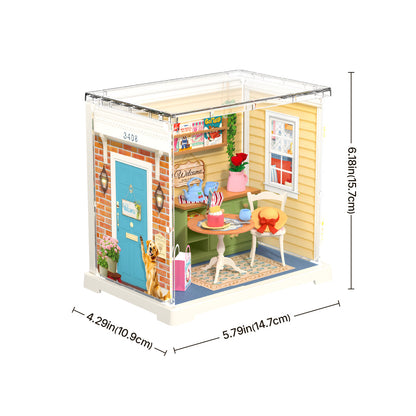 Rolife Sunshine Sip Porch Mini Super Creator DIY Miniature House DWS07B - Mô hình nhà gỗ DIY thu nhỏ - Rolife