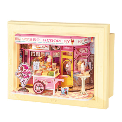 Rolife Sweet Scoopery Ice Cream 3D Wooden Puzzle DP002 - Mô hình gỗ 3D lắp ráp DIY - Rolife
