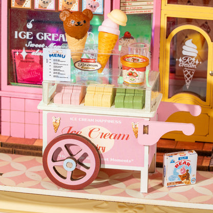 Rolife Sweet Scoopery Ice Cream 3D Wooden Puzzle DP002 - Mô hình gỗ 3D lắp ráp DIY - Rolife