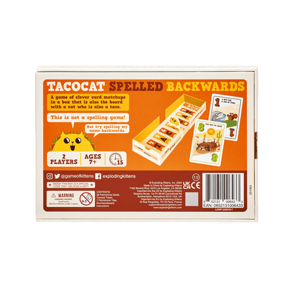 Tacocat Spelled Backwards