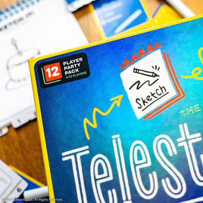 Telestrations® 12 Player (2nd Edition) - Board game vẽ hình đoán chữ cho nhóm lớn - The Op Games