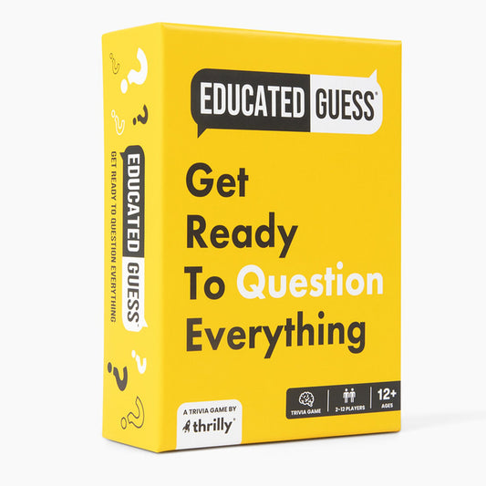 Educated Guess Card Game - Trò Chơi Thẻ Bài Giải Đố Trivia - Thrilly Games - Hình ảnh sản phẩm