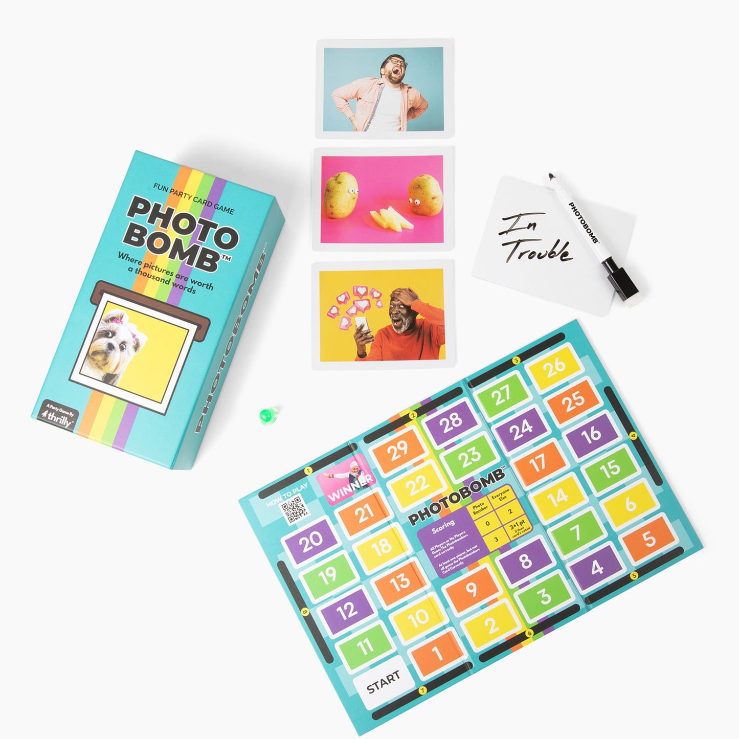 Photobomb Board Game - Board Game Tiệc Tùng Hài Hước - Thrilly Games