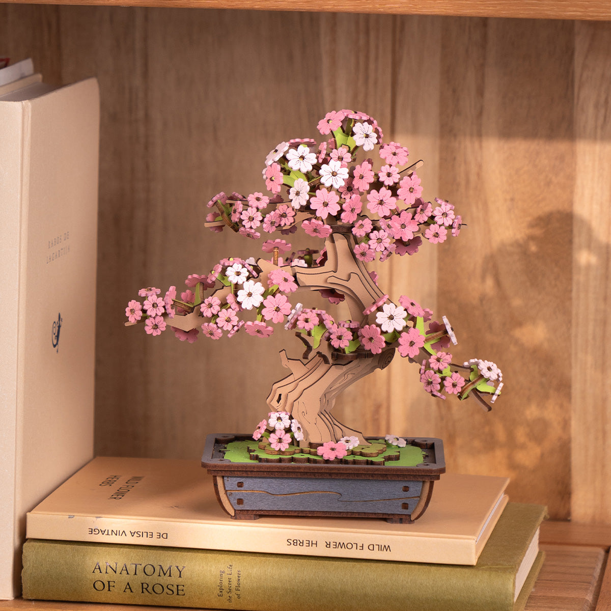 Rolife 3D Wooden Puzzle - Sakura Bonsai TG415 - Mô hình lắp ráp gỗ 3D - Rolife