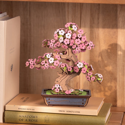 Rolife 3D Wooden Puzzle - Sakura Bonsai TG415 - Mô hình lắp ráp gỗ 3D - Rolife