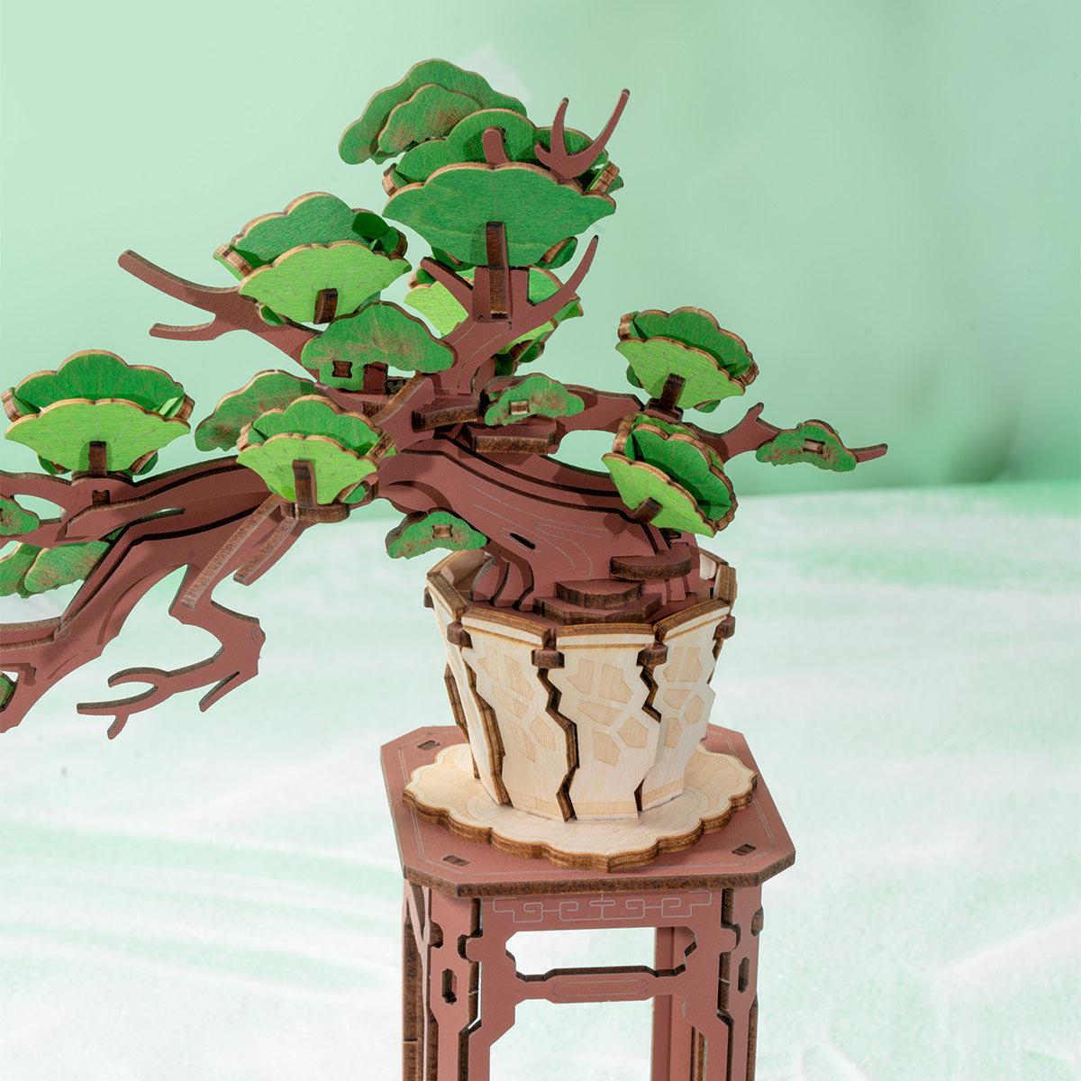 Rolife 3D Wooden Puzzle - Evergreen Pine Bonsai TG510 - Mô hình lắp ráp gỗ 3D Cây thông Bonsai - Rolife