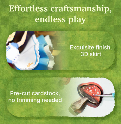 Rolife Fall into Wonder DIY Book Nook Shelf Insert TGB12 - Mô hình gỗ 3D tự lắp ráp - Rolife