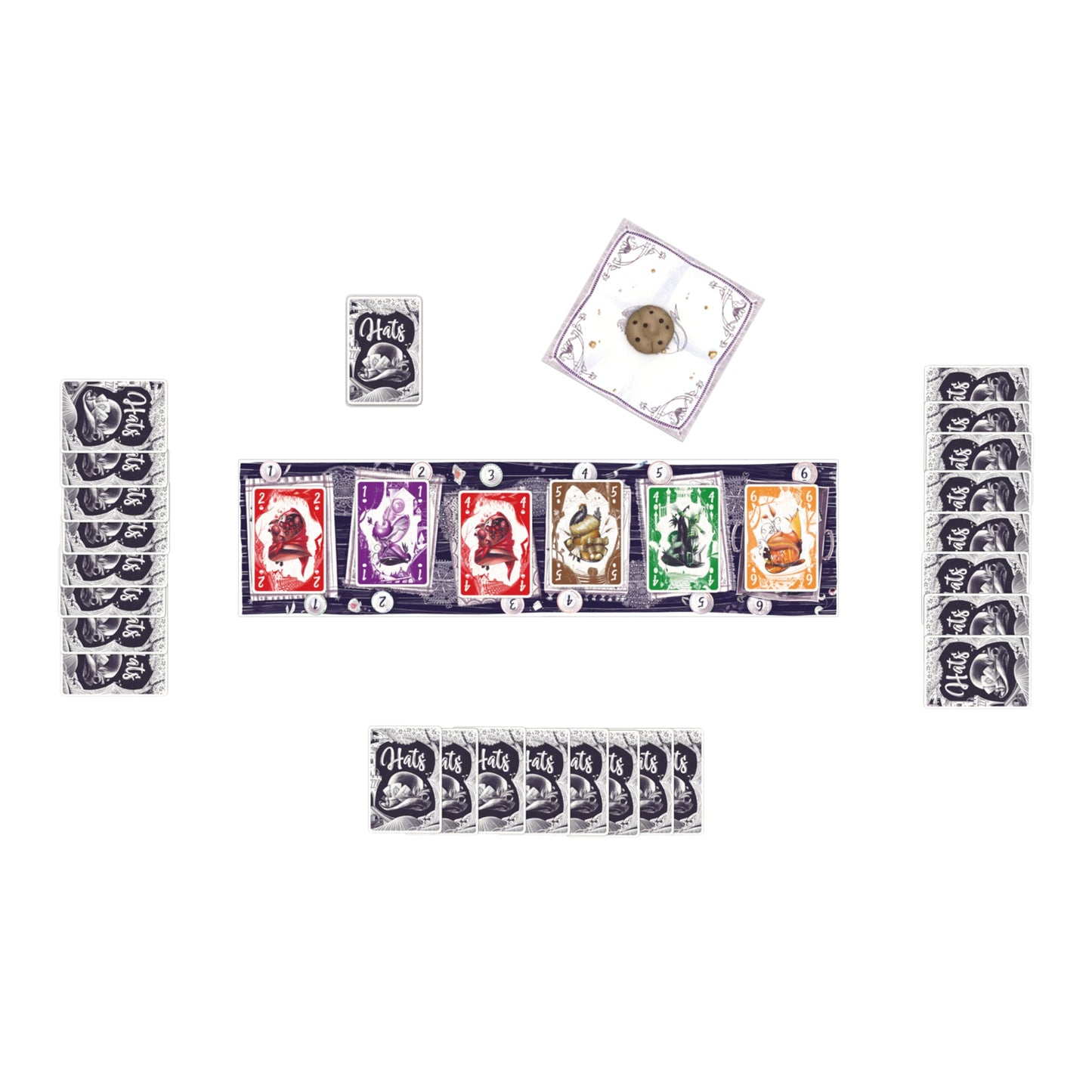 Hats Board Game - Trò chơi chiến thuật Alice in Wonderland - Thundergryph