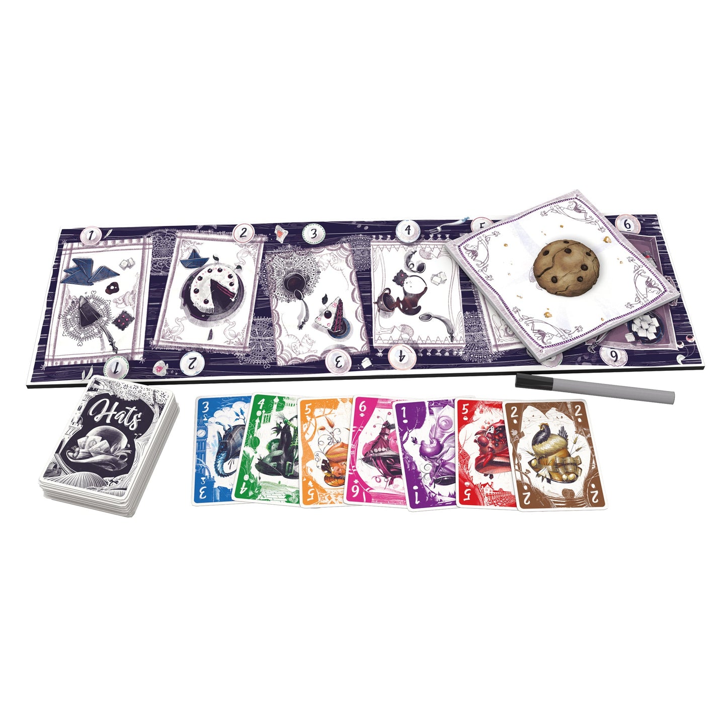Hats Board Game - Trò chơi chiến thuật Alice in Wonderland - Thundergryph