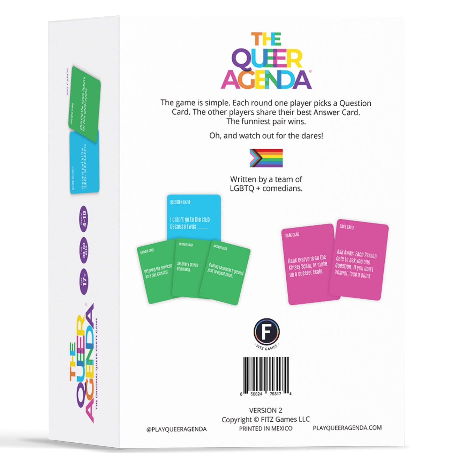 The Queer Agenda: Base Pack - Board Game Thẻ Bài Tiệc Tùng - Fitz Games