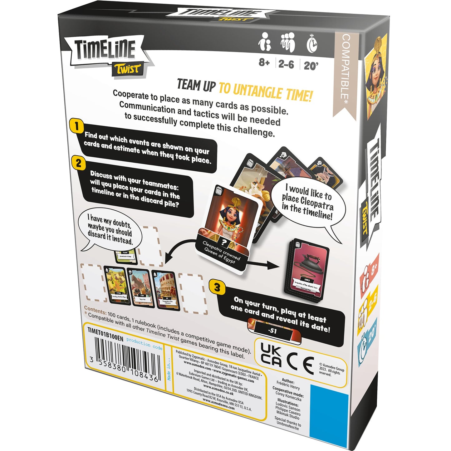 Timeline Twist Card Game - Board Game Thẻ Bài Hợp Tác - Zygomatic - Góc nhìn khác 3