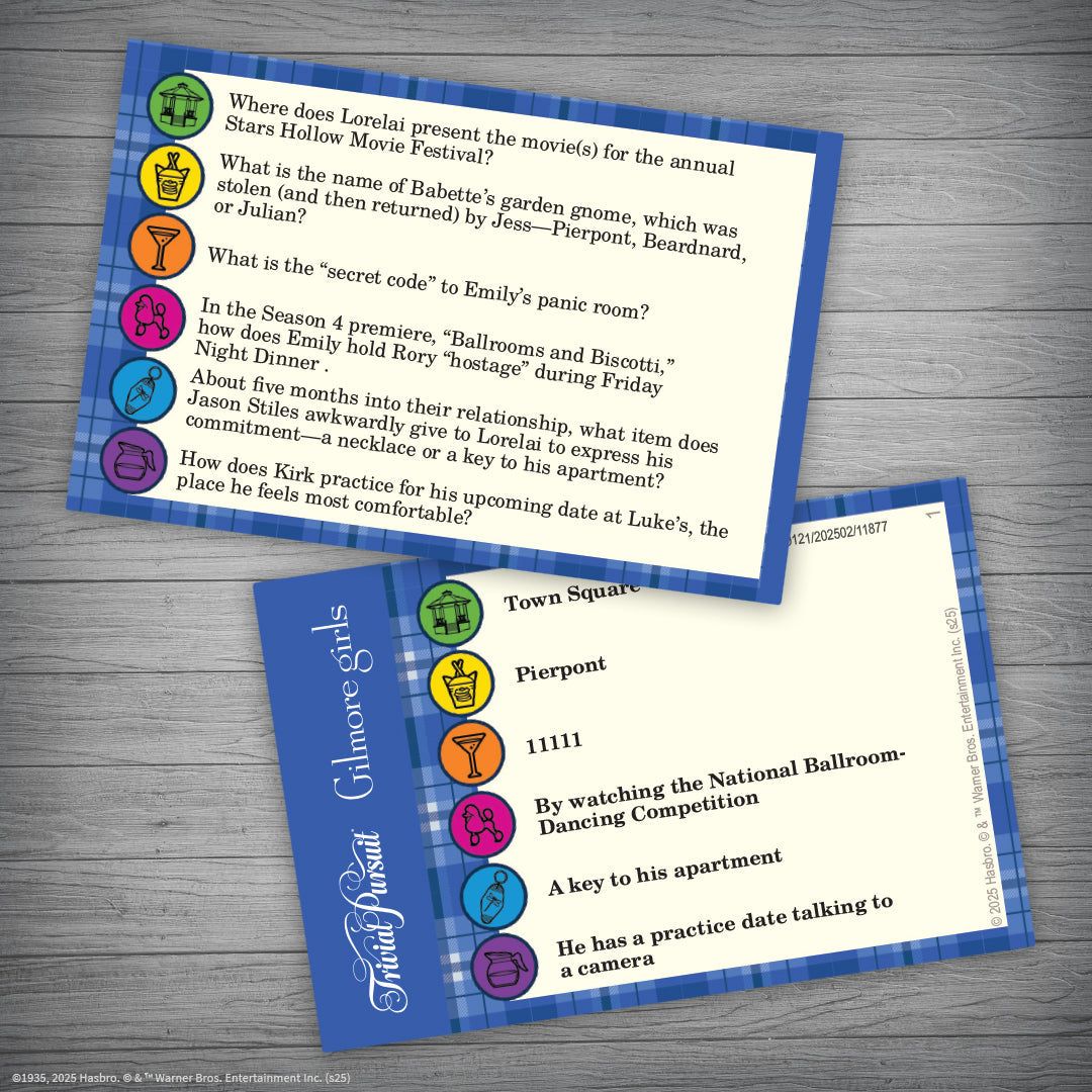 TRIVIAL PURSUIT®: Gilmore Girls - Trò chơi giải đố Board Game - Hasbro & The Op Games