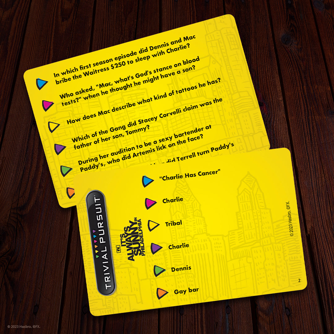 TRIVIAL PURSUIT®: It's Always Sunny in Philadelphia - Board game giải đố Trivia - The Op Games